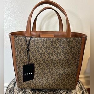 DKNY Monogram Logo Tote Purse | Brand New | Stylish & Versatile